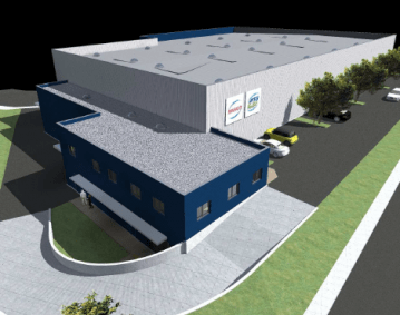 Nouveau batiment Atlantique Logistique de Transport-MAINCO Saint Paul lez Durance